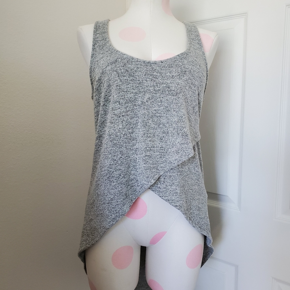 Express High Low Cropped Tank Top